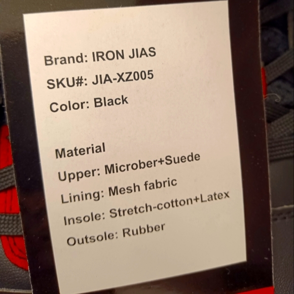 NWT Iron Jais Rubber Sole Protective Motorcycle Shoes Sz 9.5 - Picture 8 of 9